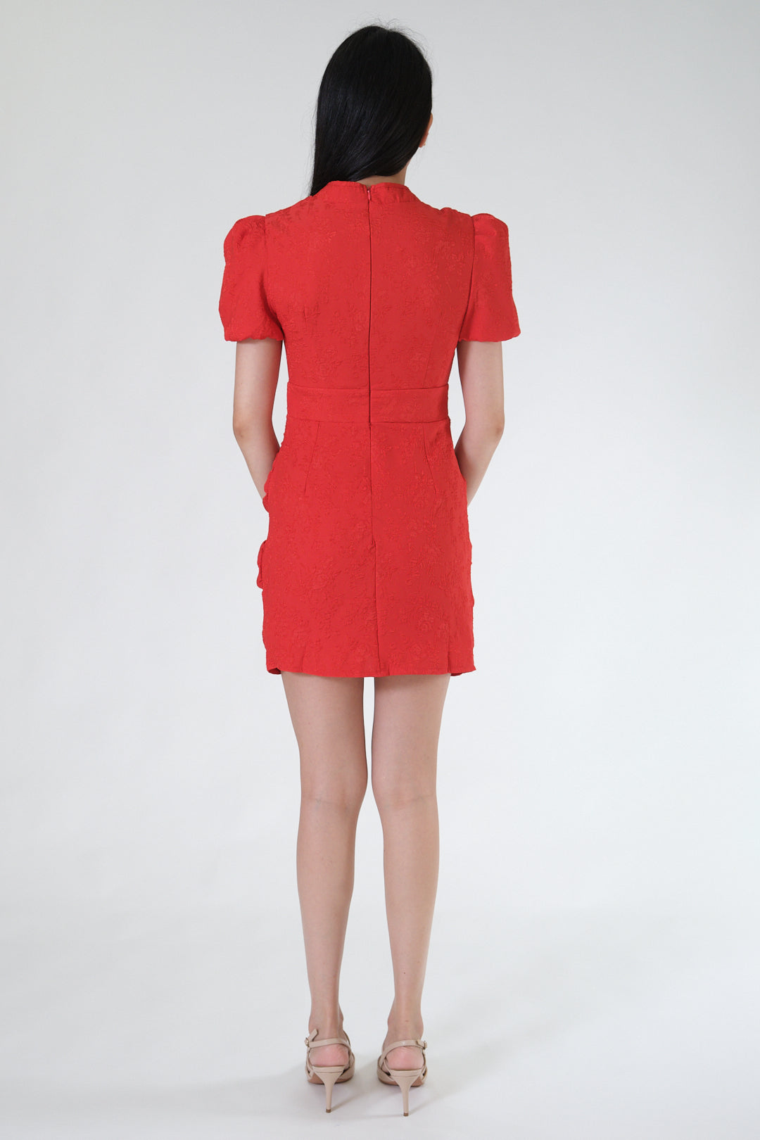 Chixxie Jade Cheongsam Dress (Red)