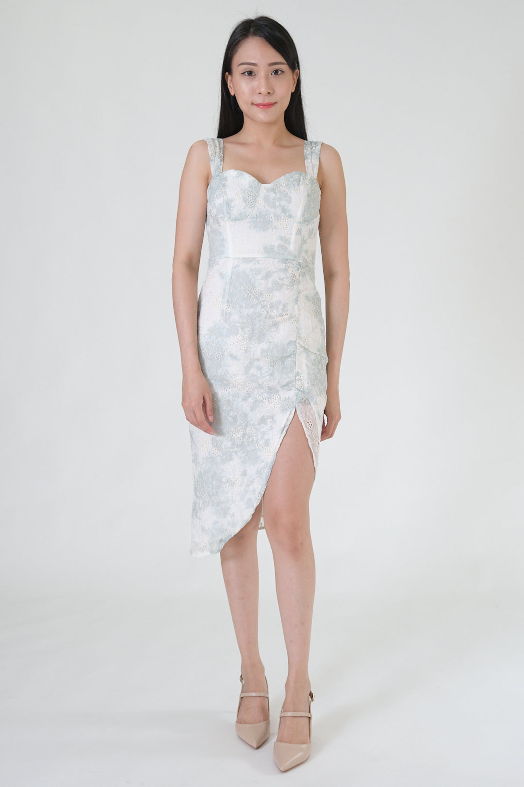 Chixxie Roxy Lace Midi Dress (Green)