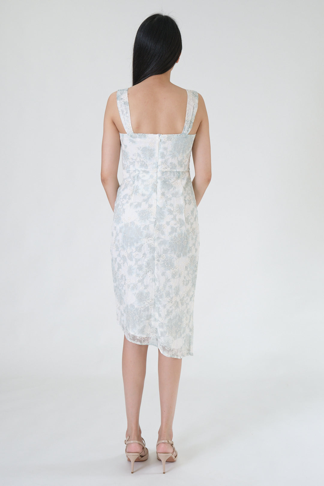 Chixxie Roxy Lace Midi Dress (Green)