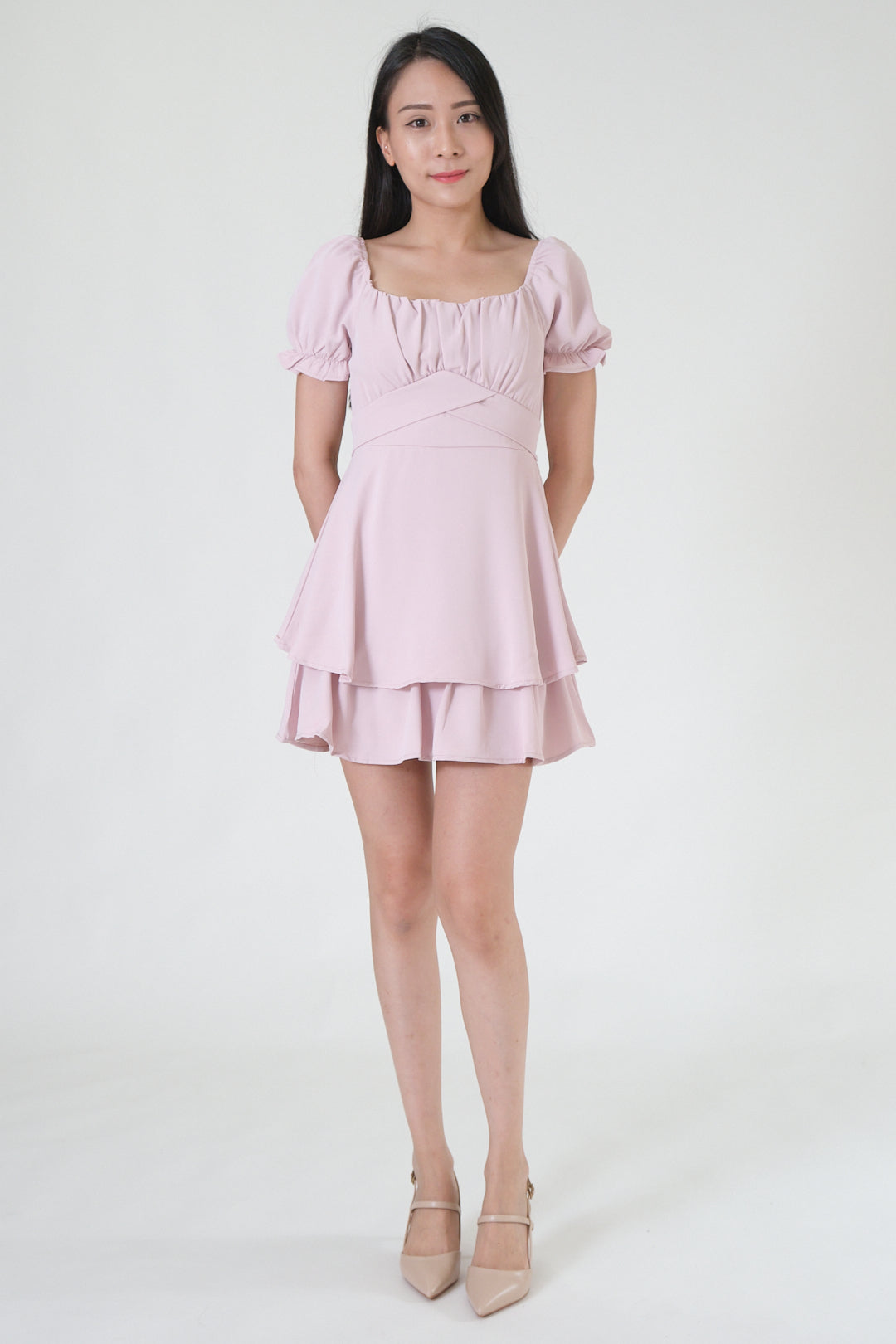 Chixxie Ivy Short Dress (Pink)