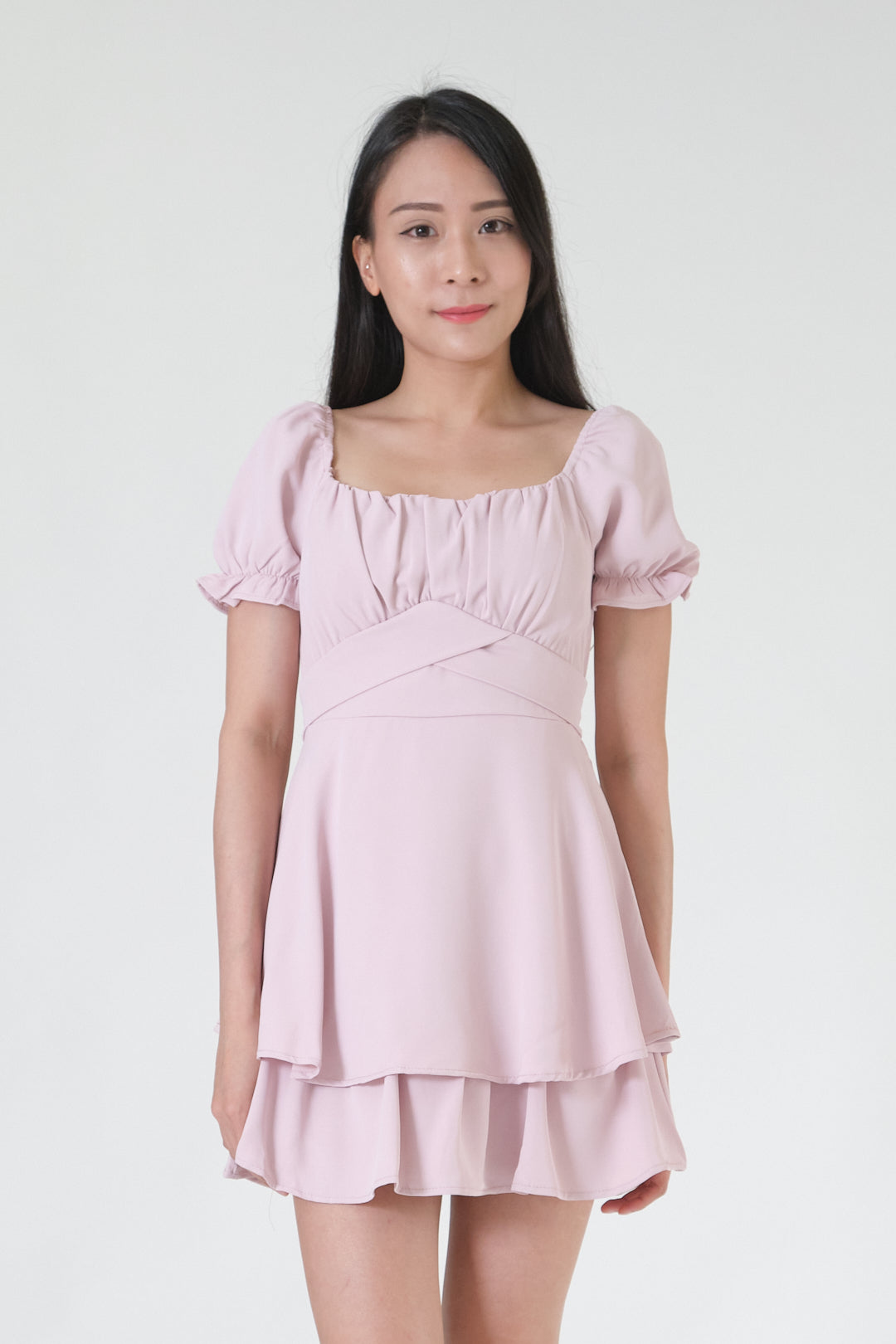 Chixxie Ivy Short Dress (Pink)