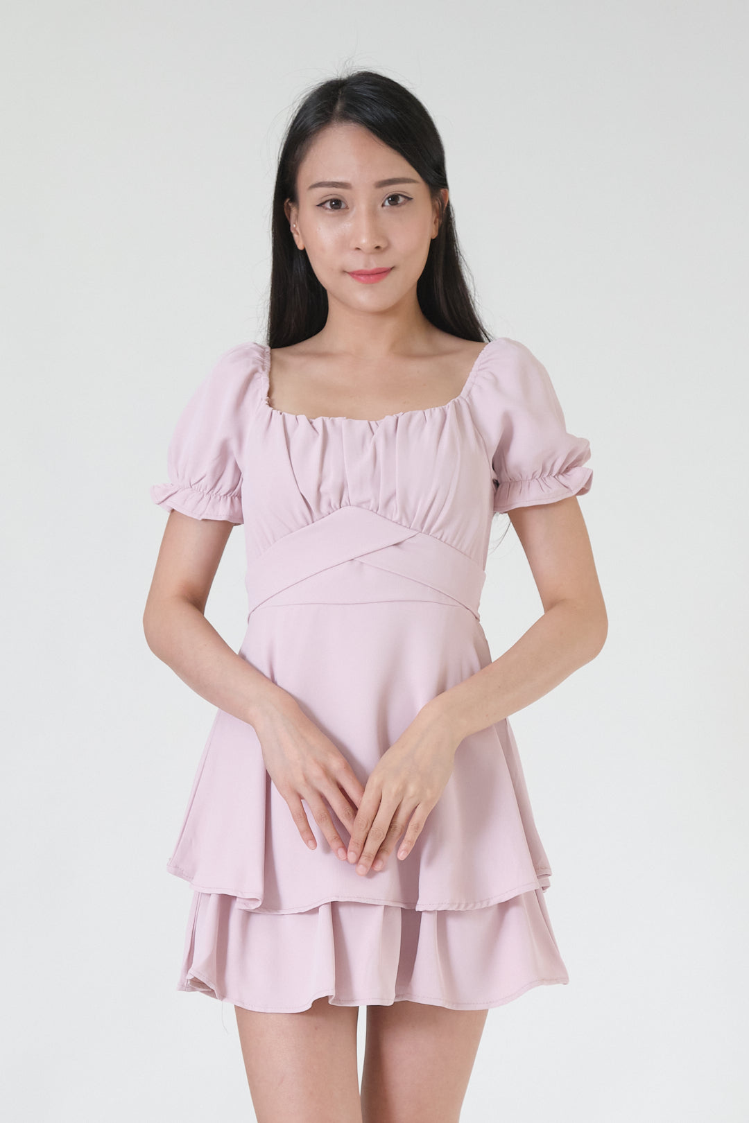 Chixxie Ivy Short Dress (Pink)