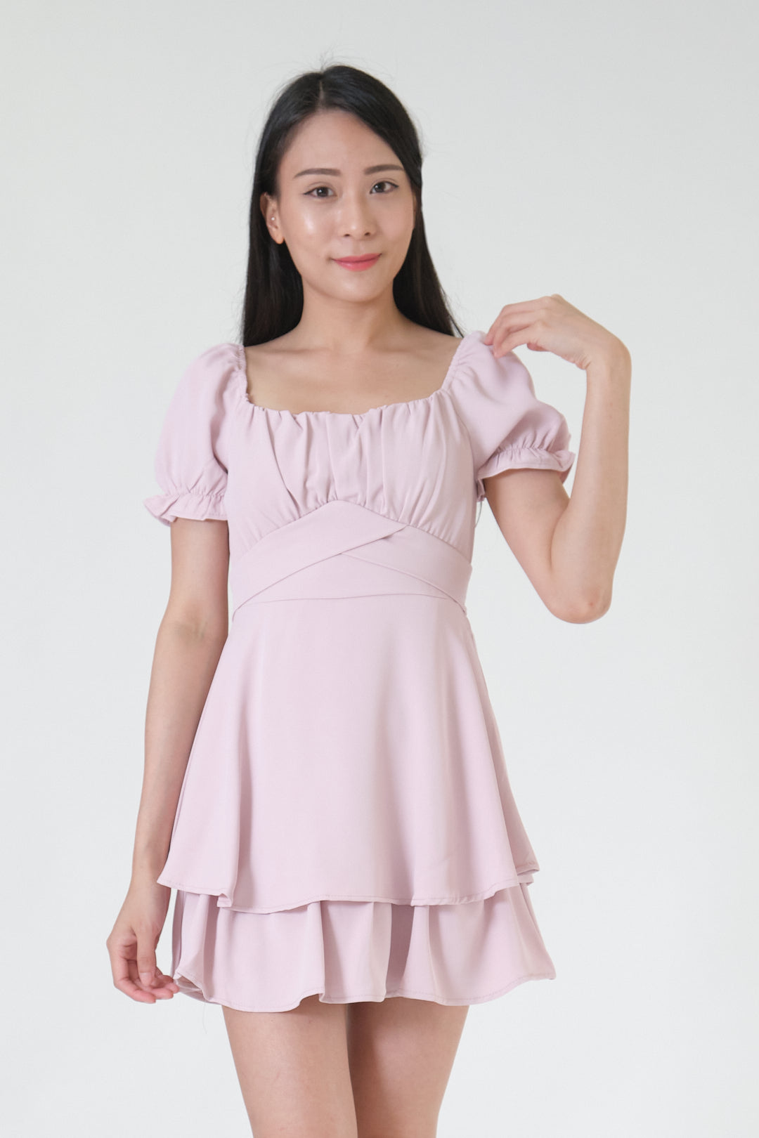 Chixxie Ivy Short Dress (Pink)