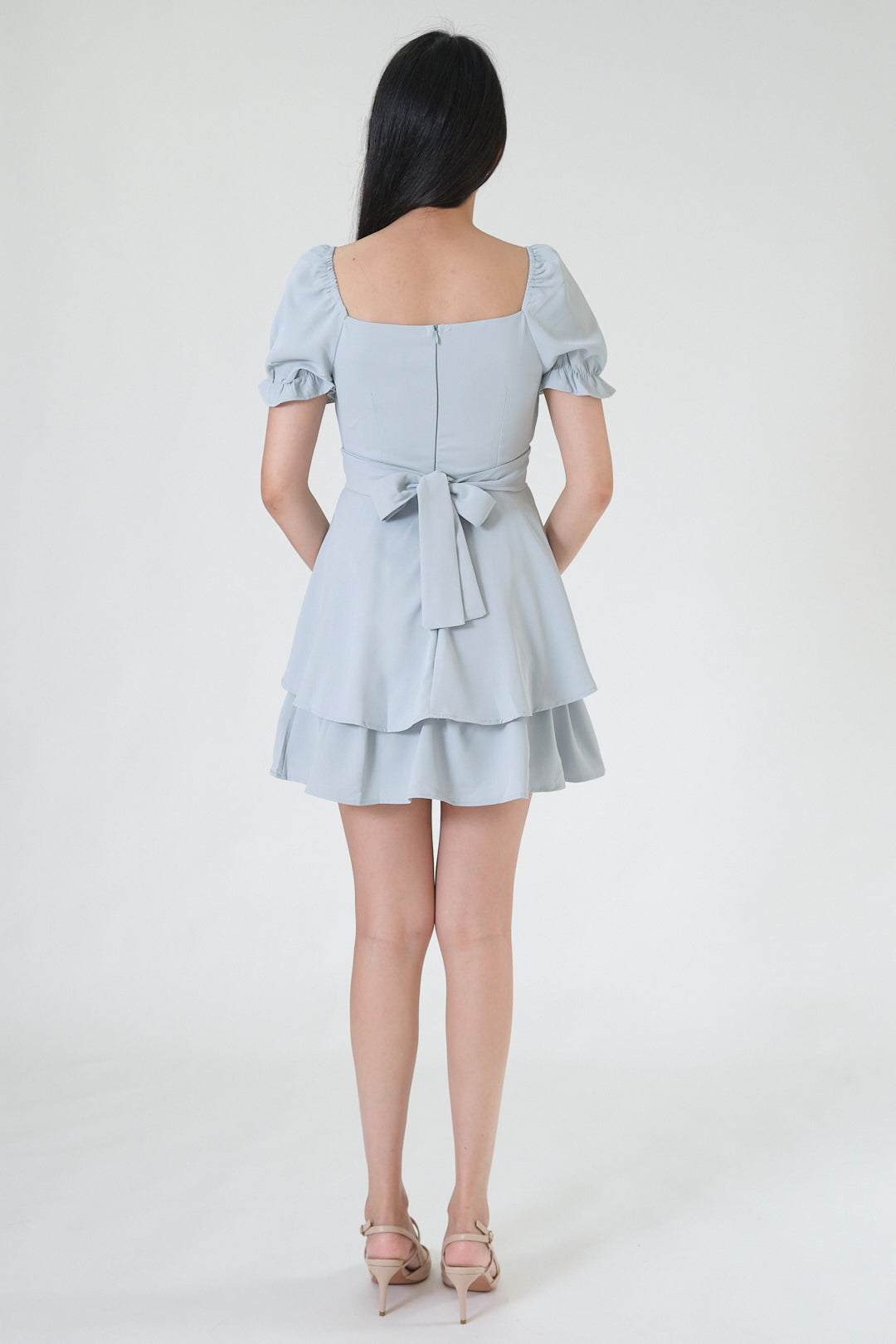 Chixxie Ivy Short Dress (Cyan)