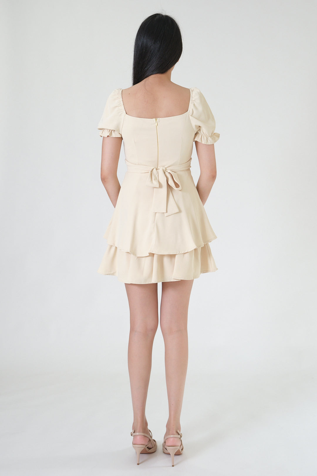 Chixxie Ivy Short Dress (Yellow)