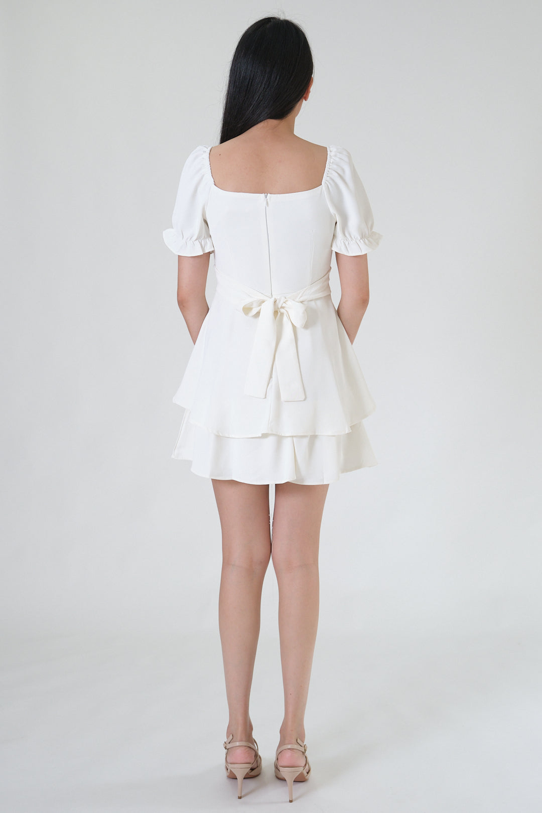 Chixxie Ivy Short Dress (White)