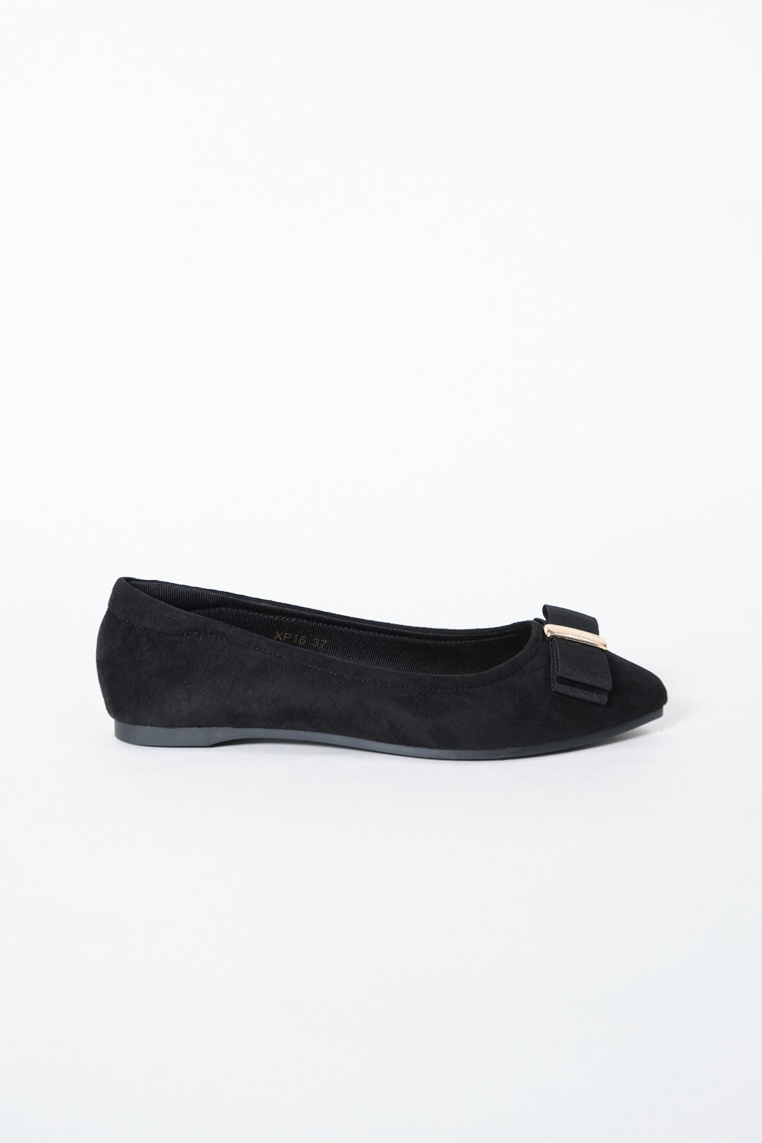 Chixxie XP16 Suede Ribbon Pointed Toe Flats