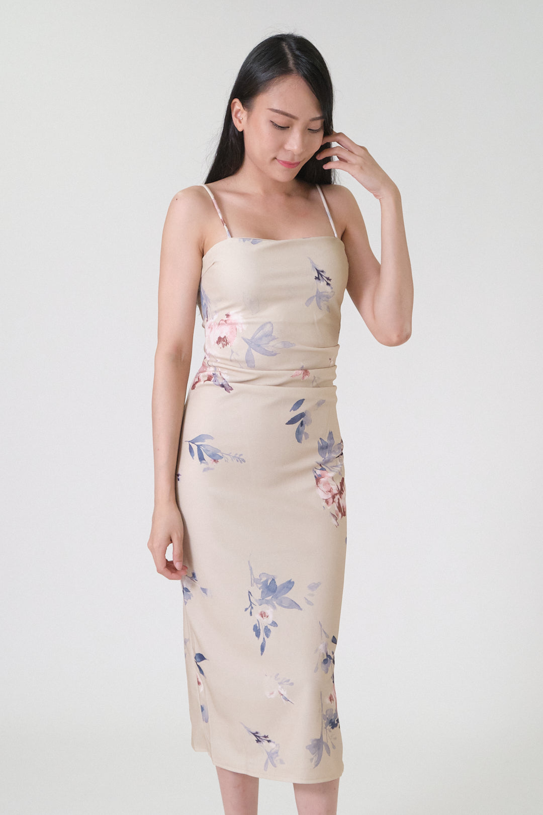 Chixxie Willow Floral Dress (Yellow)