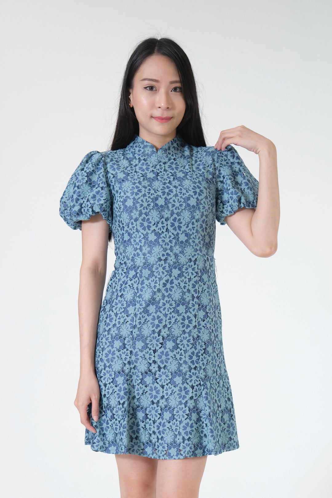Chixxie Melody Cheongsam (Turquoise)
