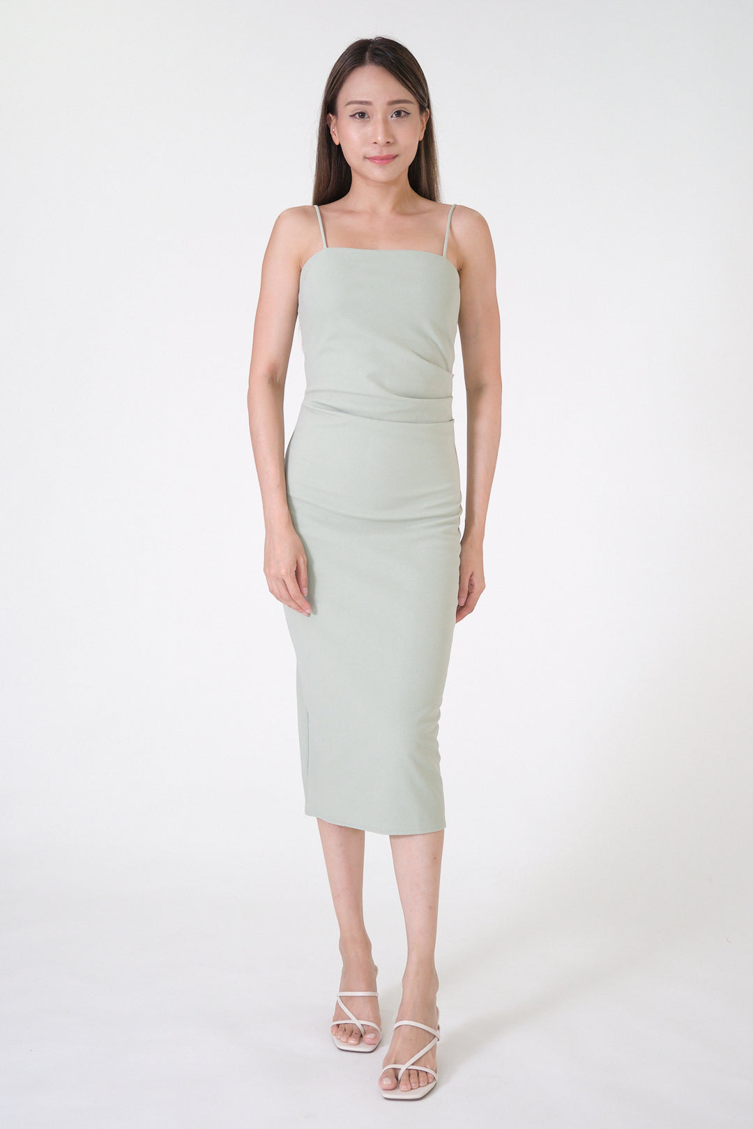 Chixxie Miley Midi Dress (Sage)