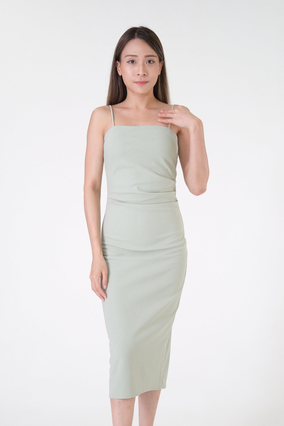 Chixxie Miley Midi Dress (Sage)
