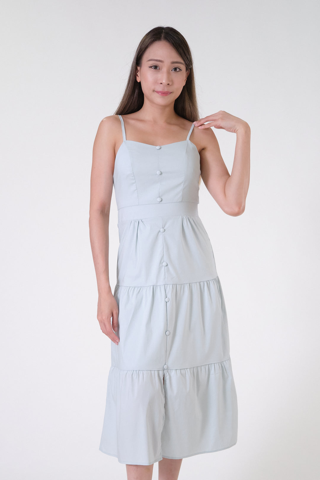 Chixxie Jocelyn Midi Dress (Green)