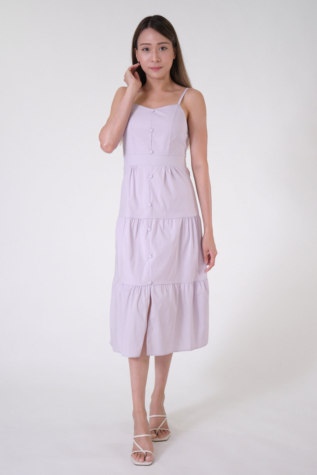 Chixxie Jocelyn Midi Dress (Lilac)