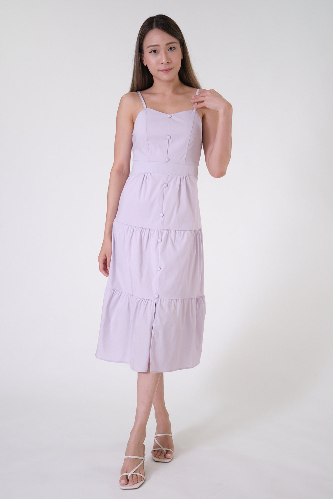 Chixxie Jocelyn Midi Dress (Lilac)