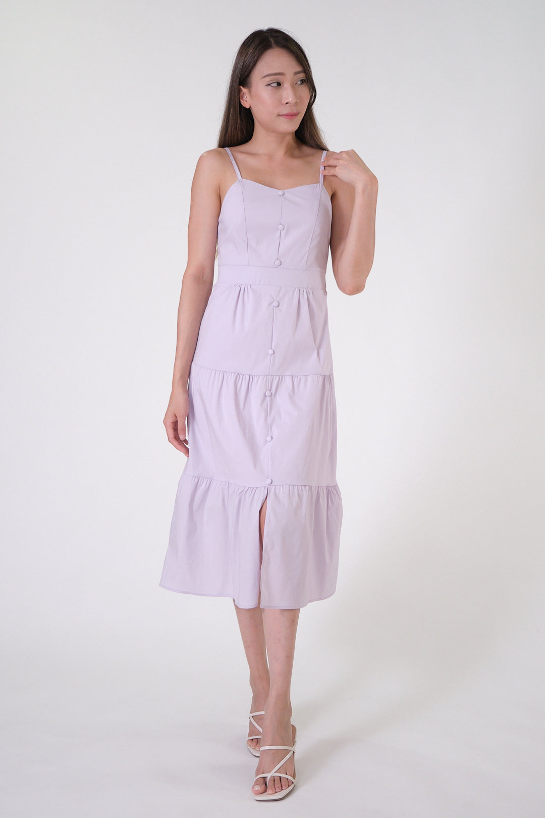 Chixxie Jocelyn Midi Dress (Lilac)