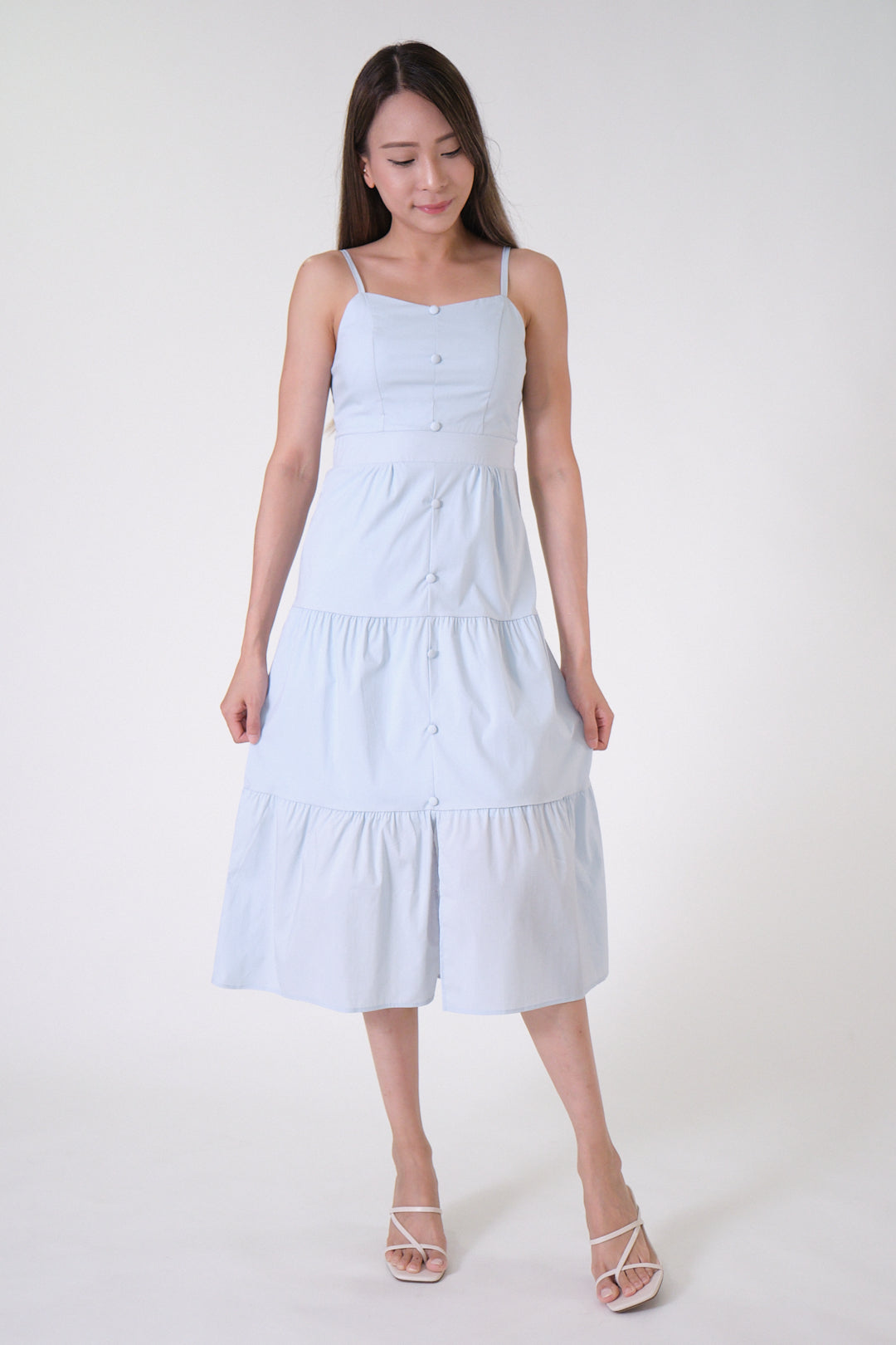 Chixxie Jocelyn Midi Dress (Blue)
