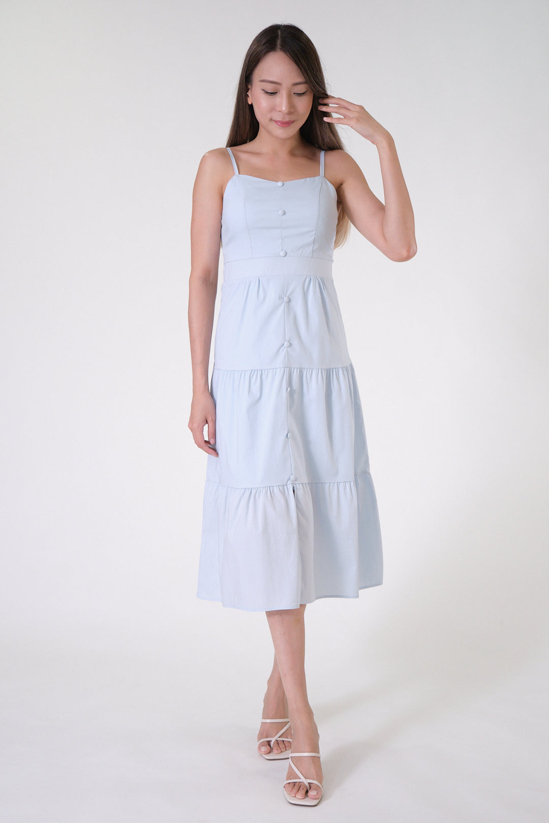 Chixxie Jocelyn Midi Dress (Blue)