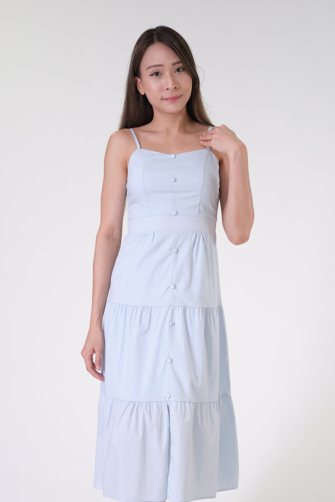 Chixxie Jocelyn Midi Dress (Blue)