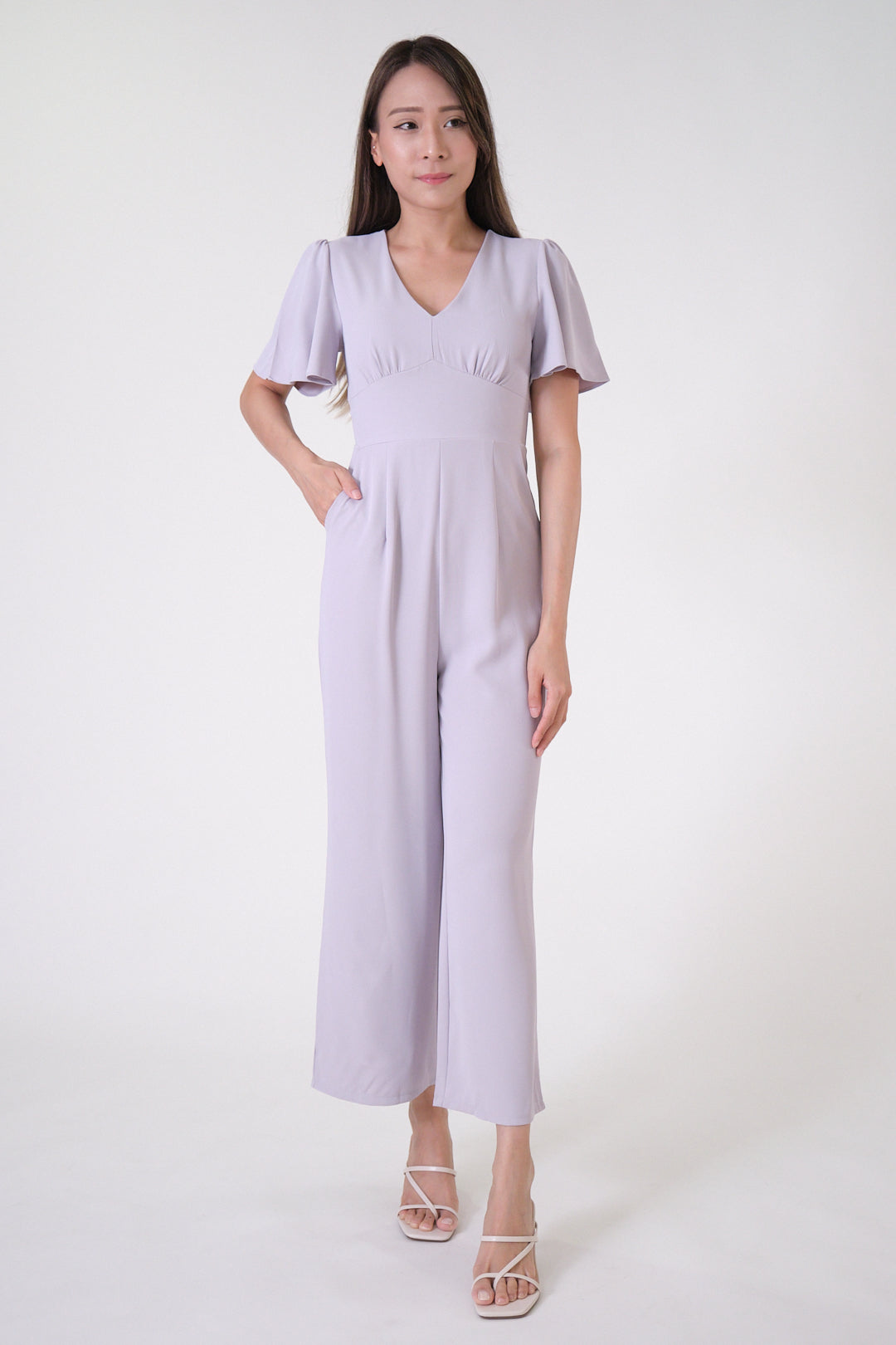 Chixxie Daphne Jumpsuit (Dusty Purple)