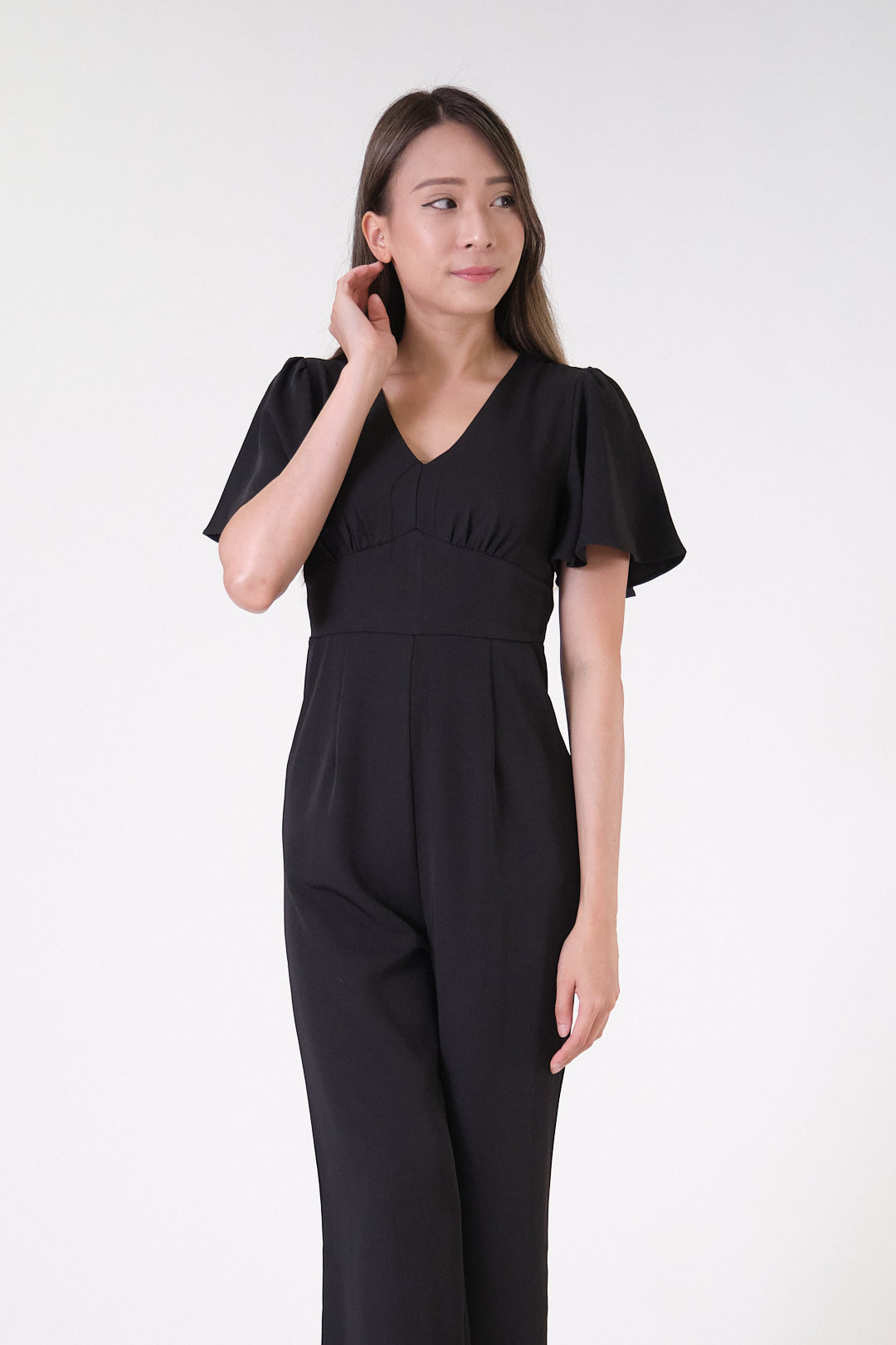 Chixxie Daphne Jumpsuit (Black)