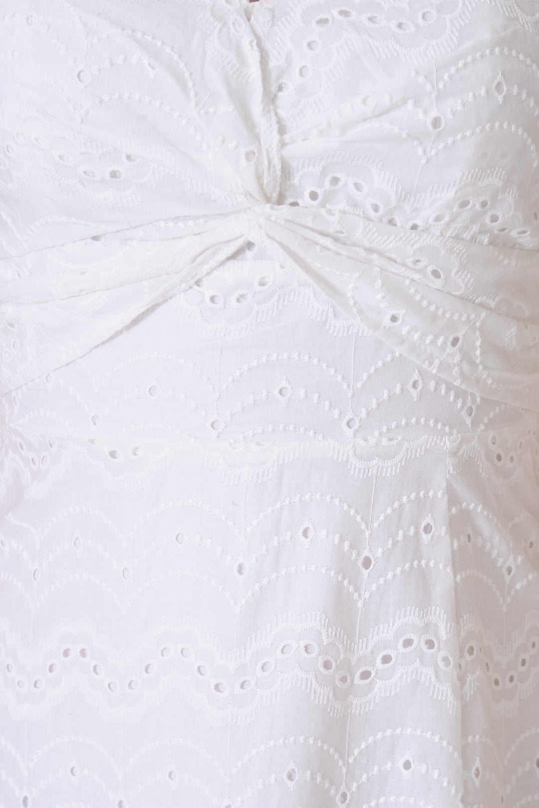 Chixxie Charlene Lace Midi Dress (White)