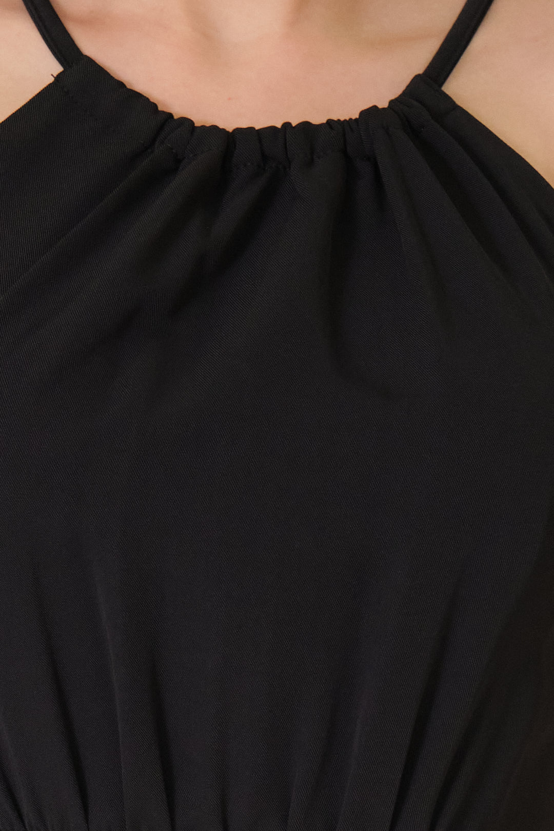 Chixxie Kylie Halter Midi Dress (Black)