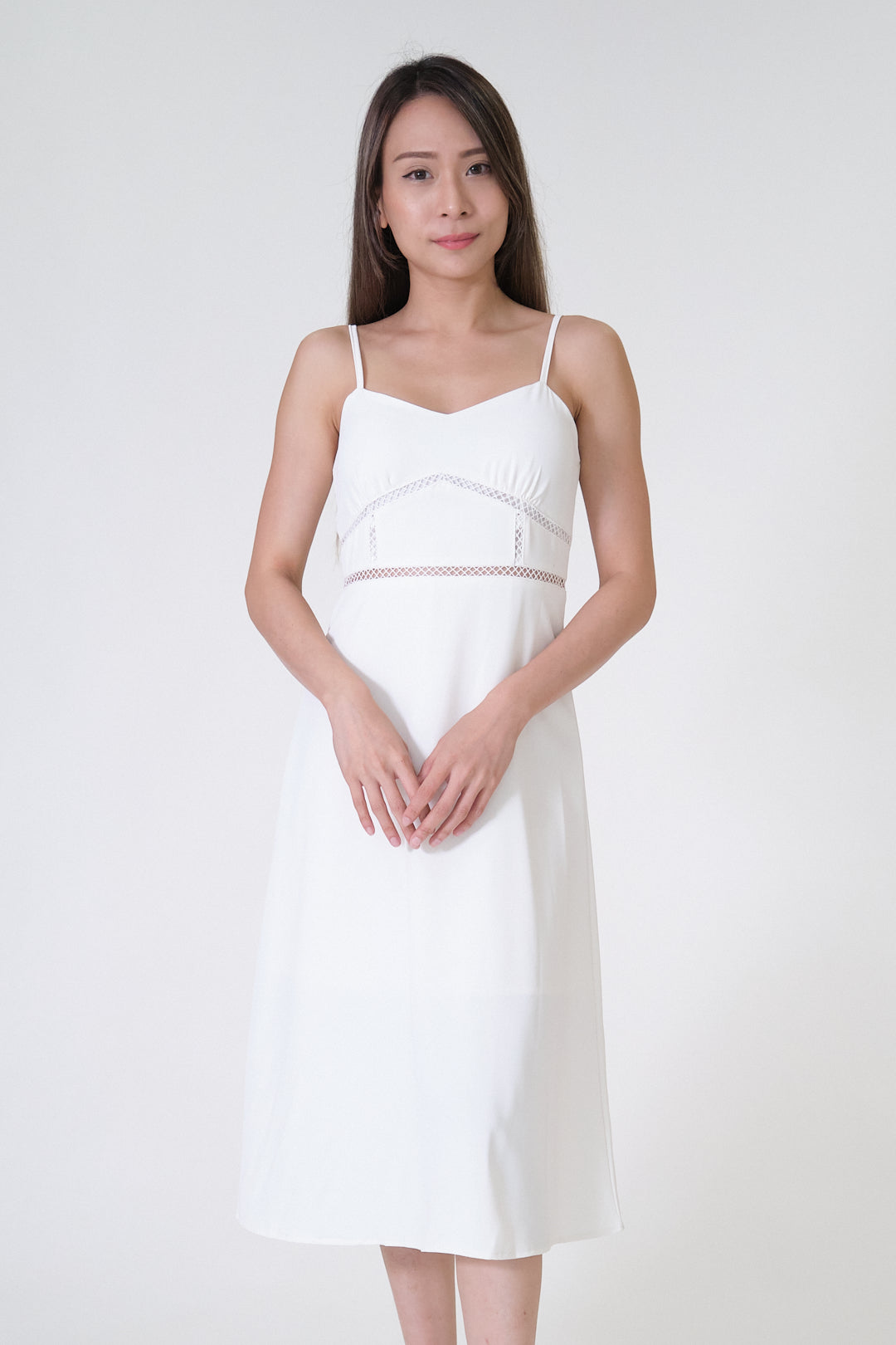 Chixxie Jenny Midi Dess (White)
