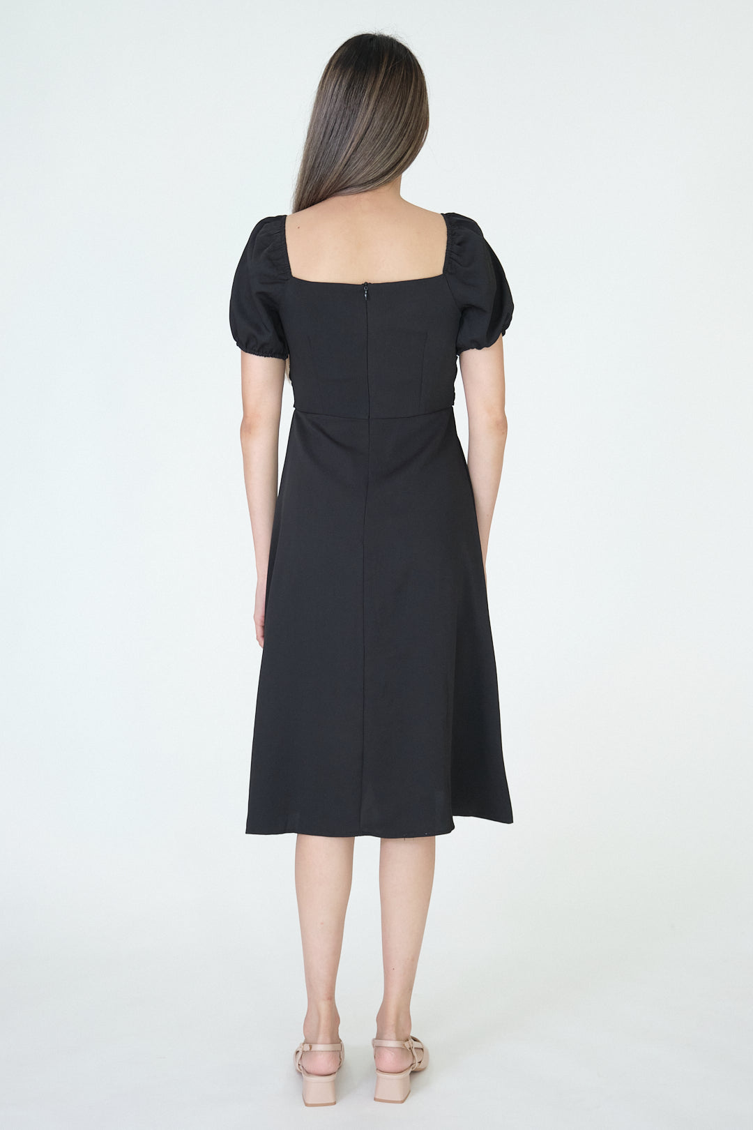 Chixxie Tiana Midi Dress (Black)