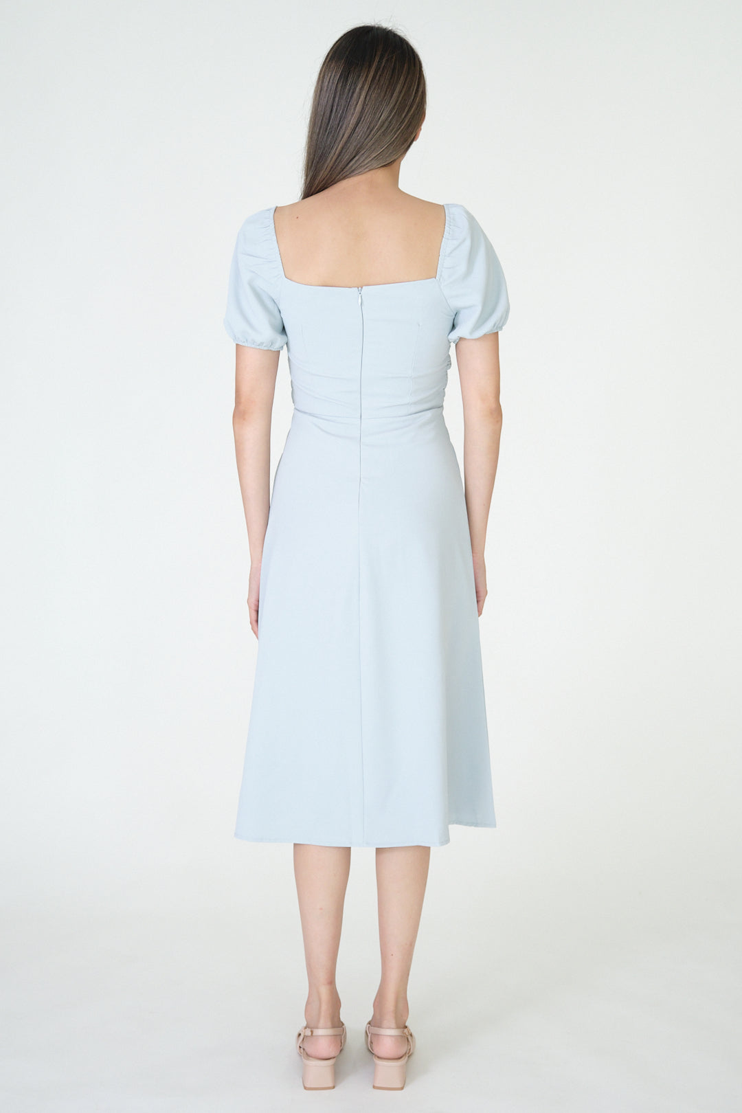 Chixxie Tiana Midi Dress (Cyan)