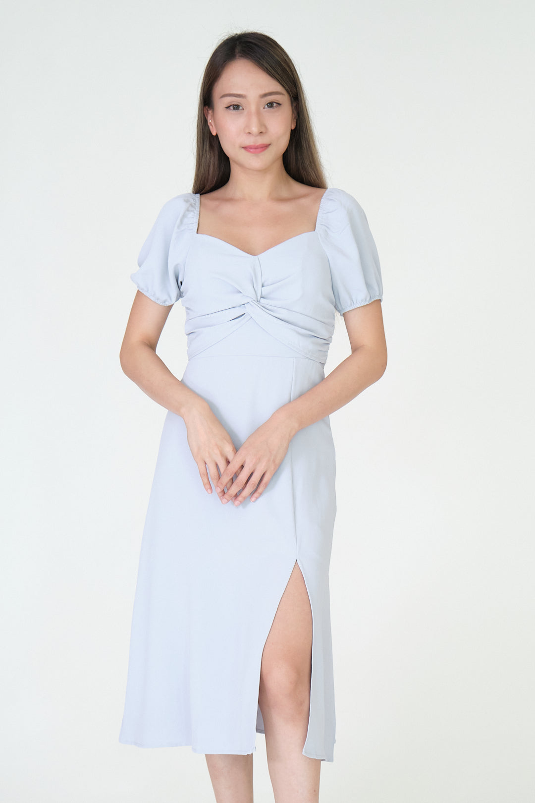 Chixxie Tiana Midi Dress (Blue)