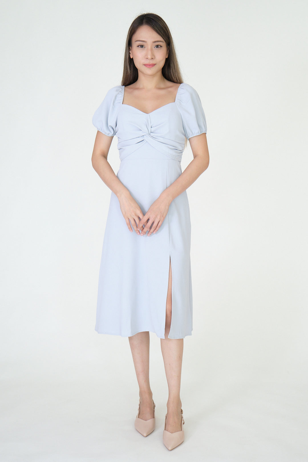 Chixxie Tiana Midi Dress (Blue)