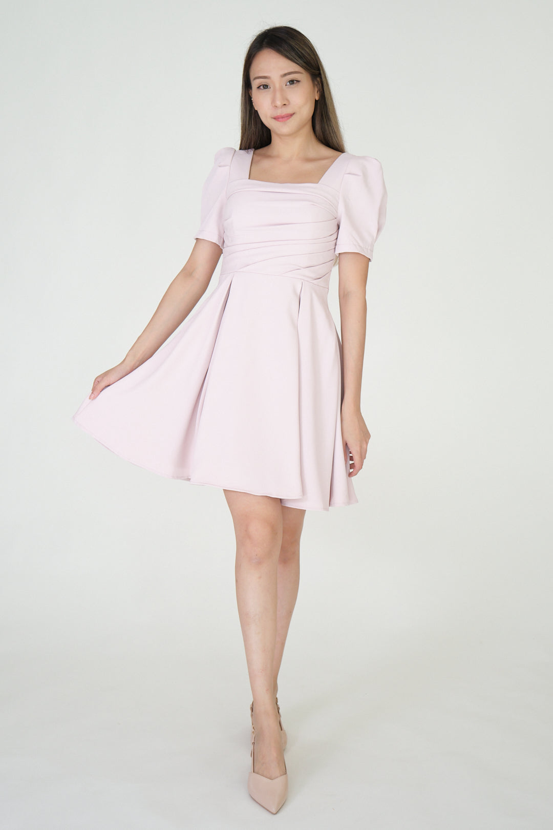 Chixxie Vienna Short Dress (Pink)