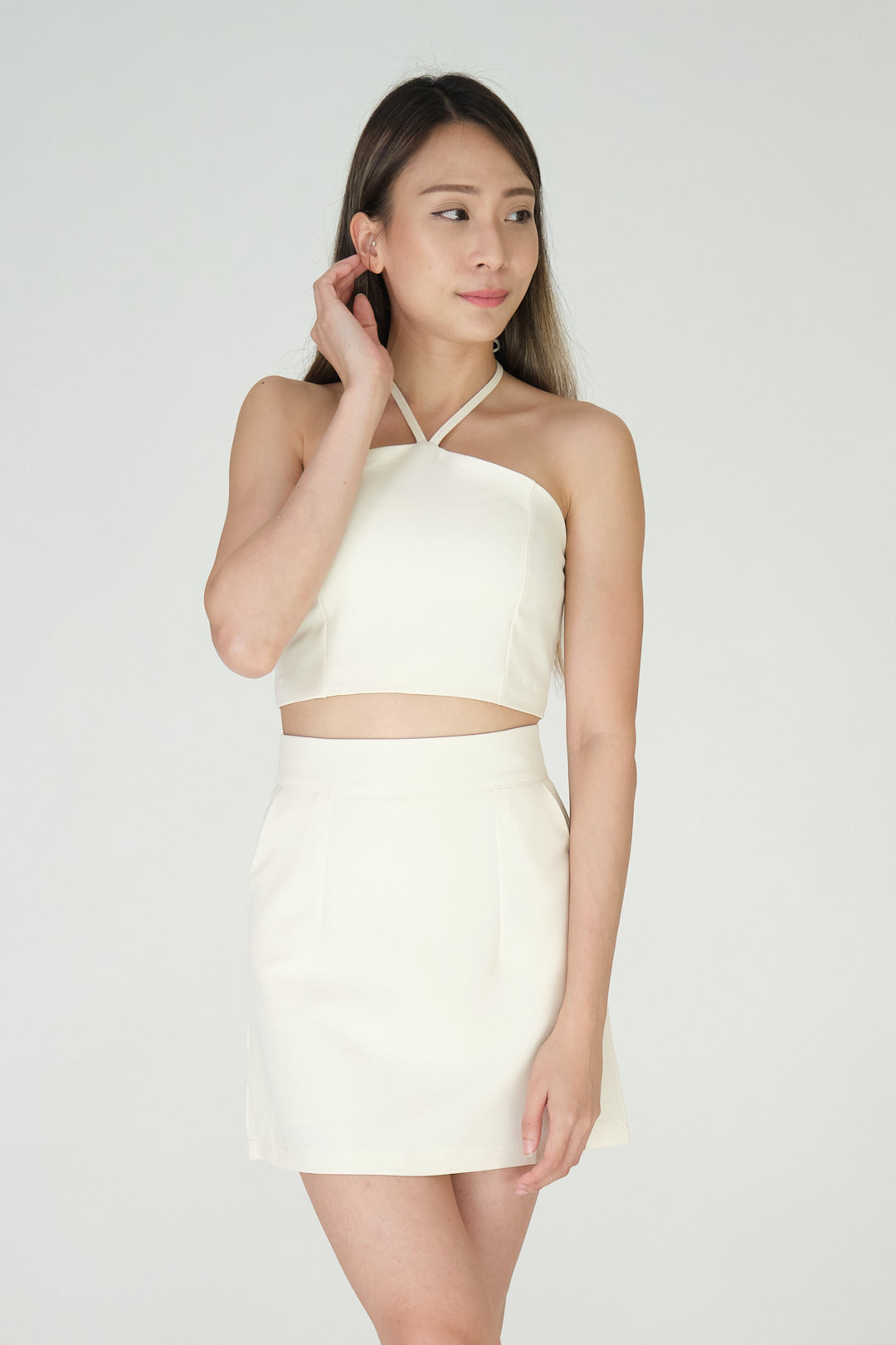 Chixxie Sandra Two-Piece Set (Cream)