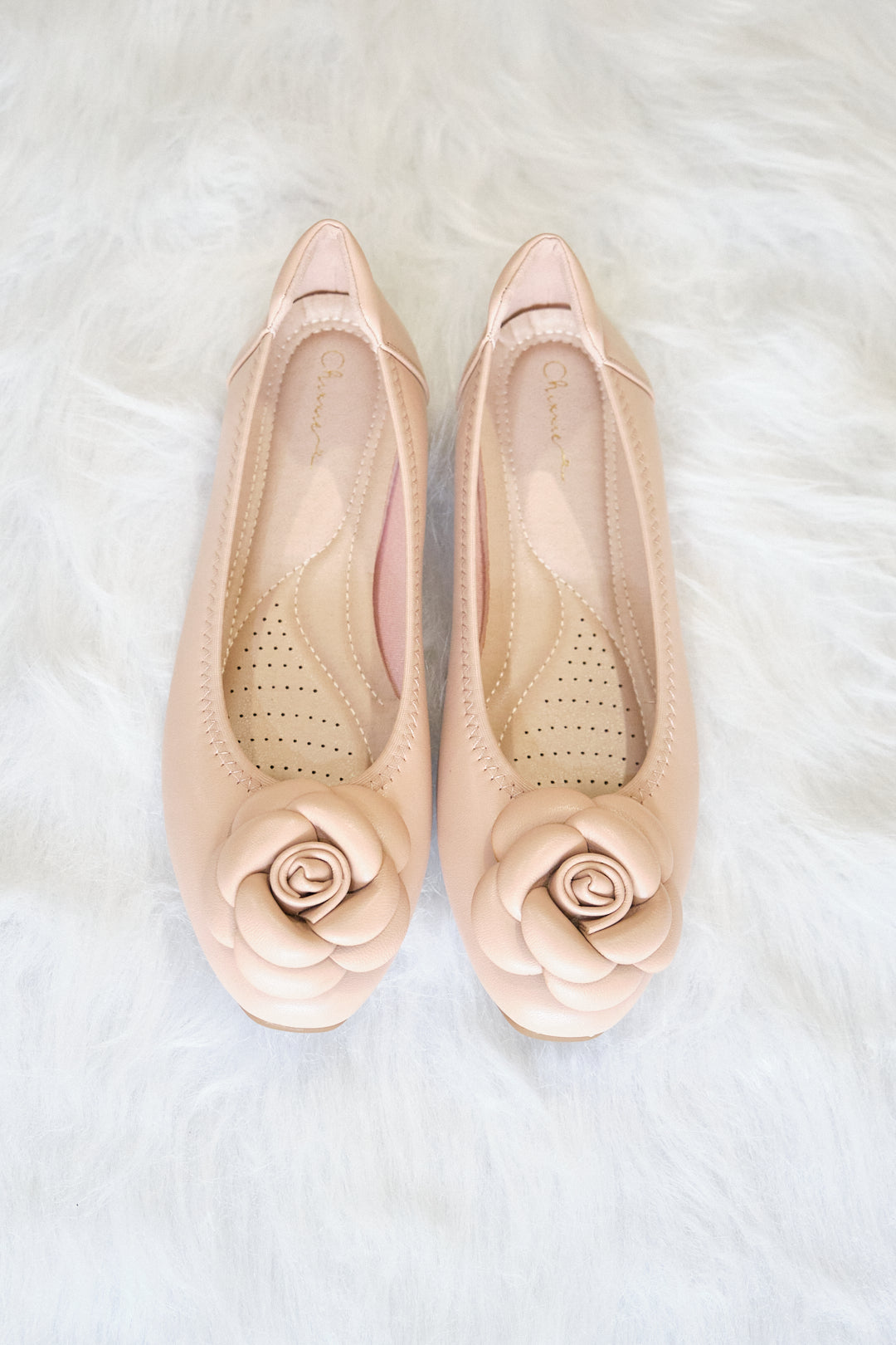 Chixxie XF25 Camelia Round Toe Flats