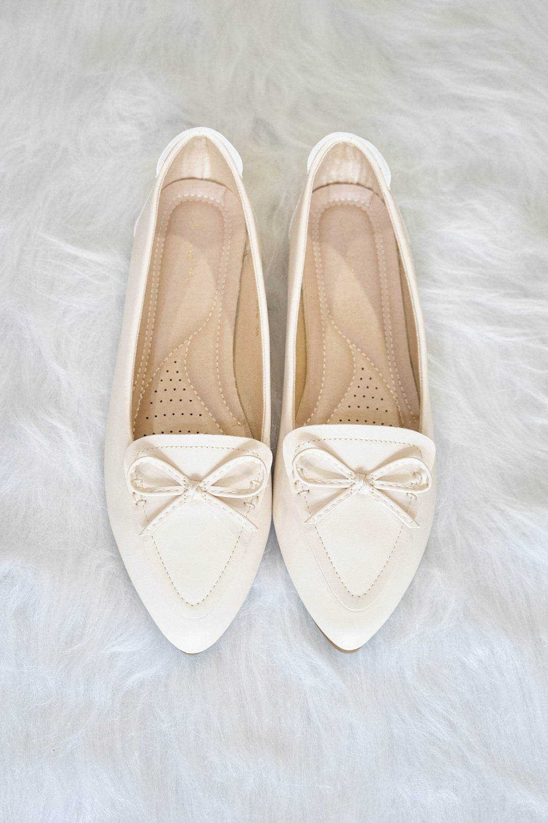 Chixxie XP6 Ribbon Tie Pointed Toe Flats