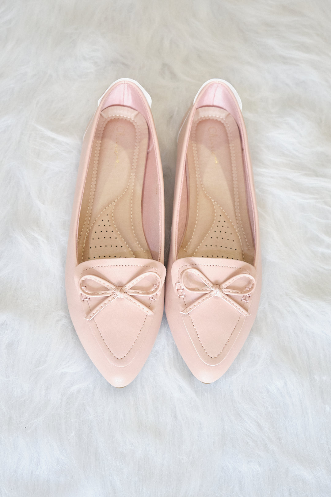 Chixxie XP6 Ribbon Tie Pointed Toe Flats