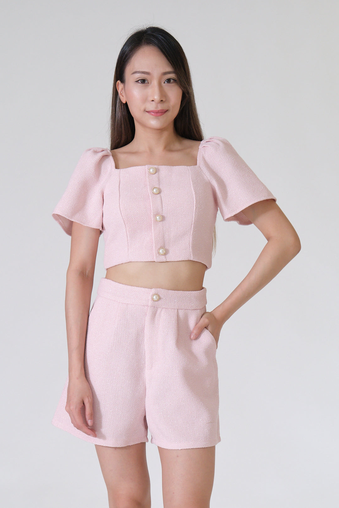 Chixxie Aurora Two-Piece Set (Pastel Pink)