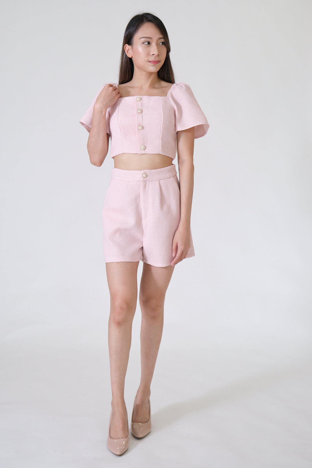 Chixxie Aurora Two-Piece Set (Pastel Pink)