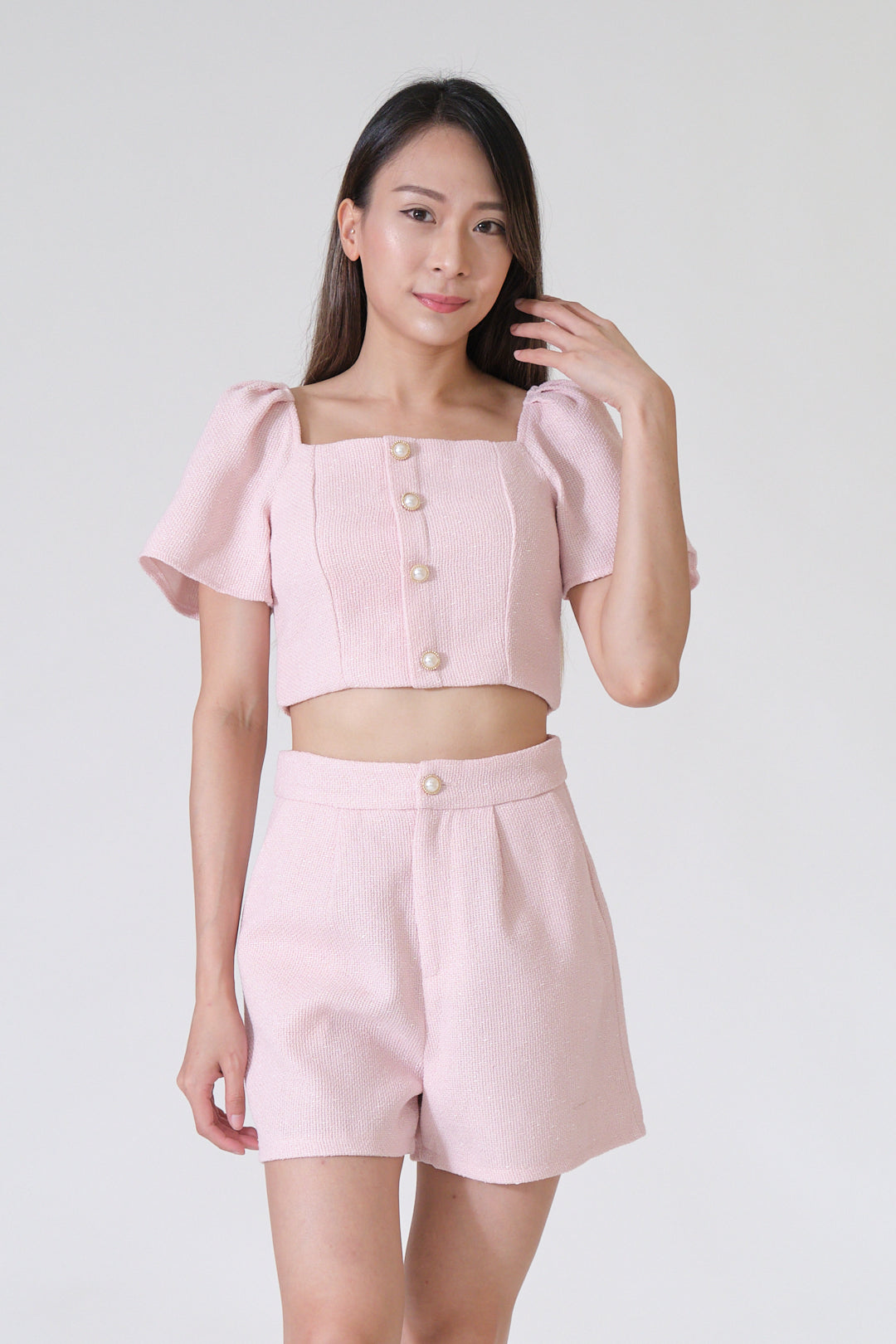 Chixxie Aurora Two-Piece Set (Pastel Pink)