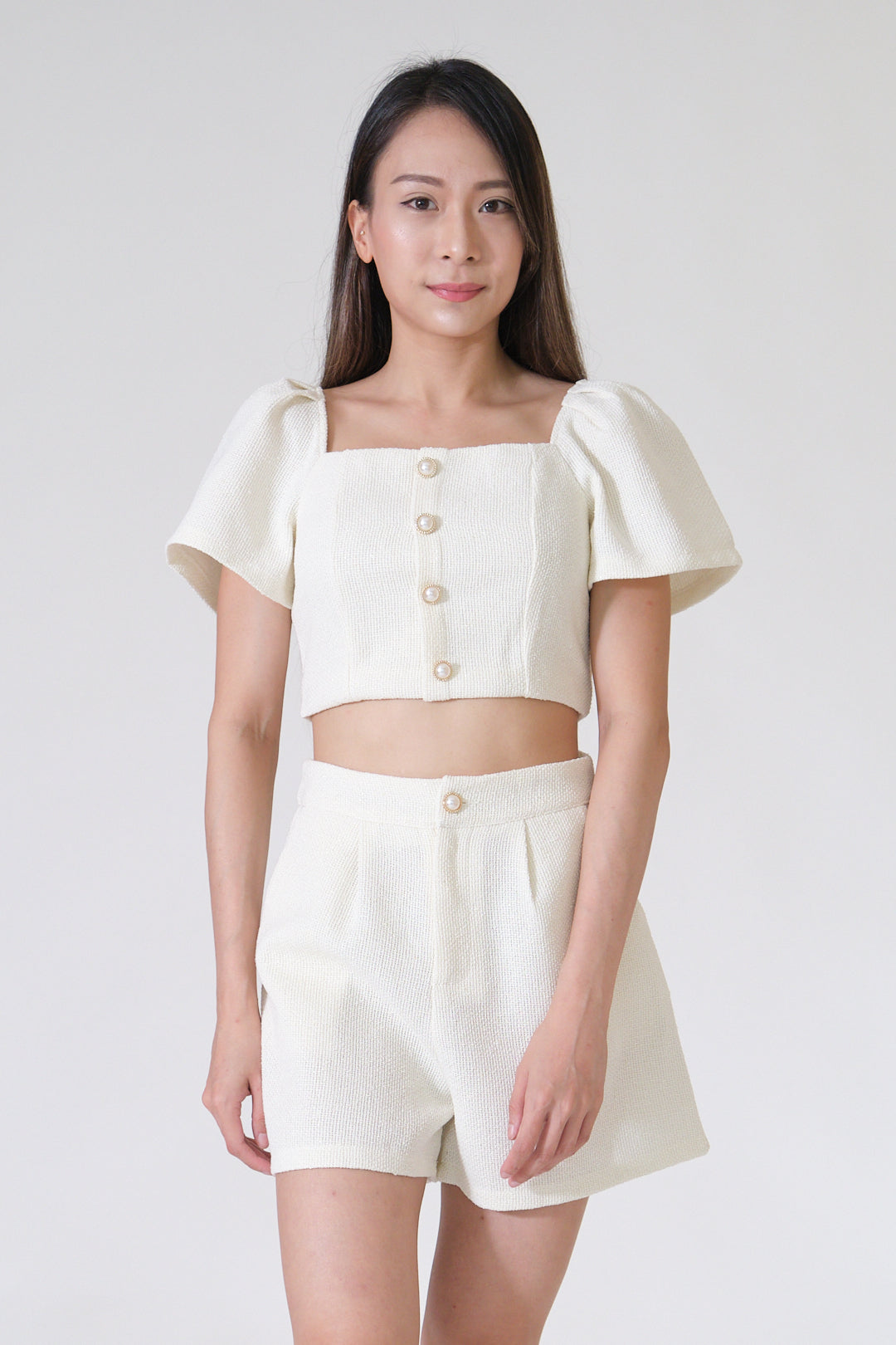 Chixxie Aurora Two-Piece Set in (Cream)