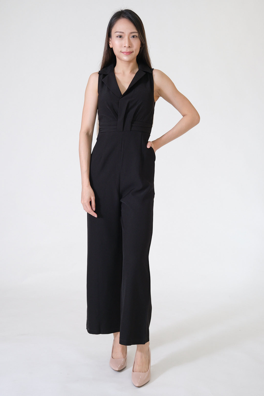 Chixxie Ariana Jumpsuit (Black)