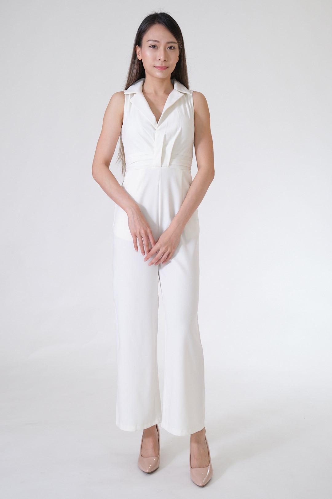Chixxie Ariana Jumpsuit (White)