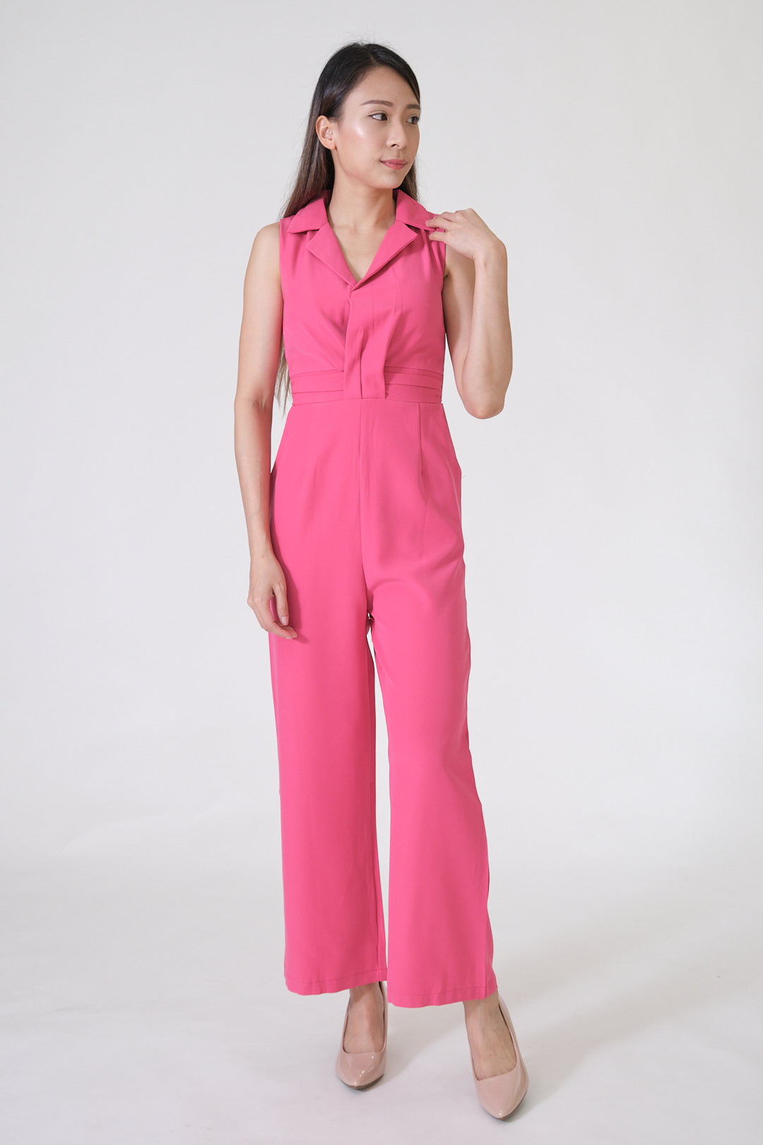 Chixxie Ariana Jumpsuit (Pink)
