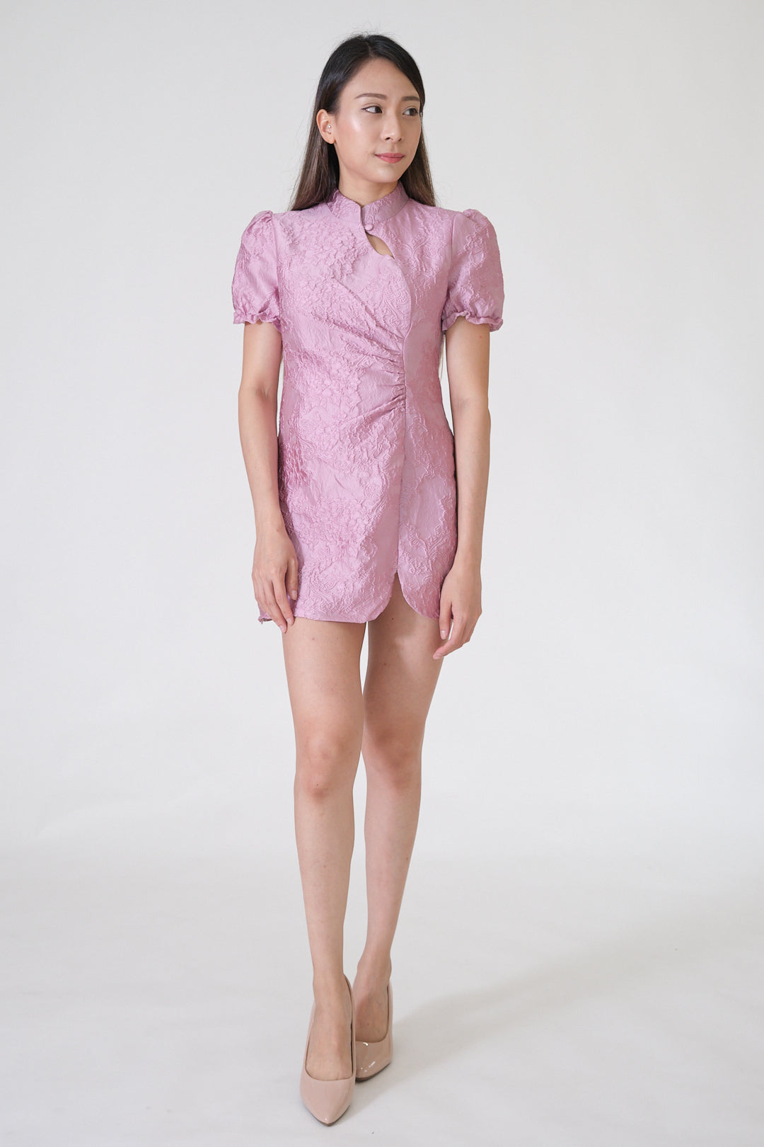 Chixxie Gemma Cheongsam (Fuchsia)