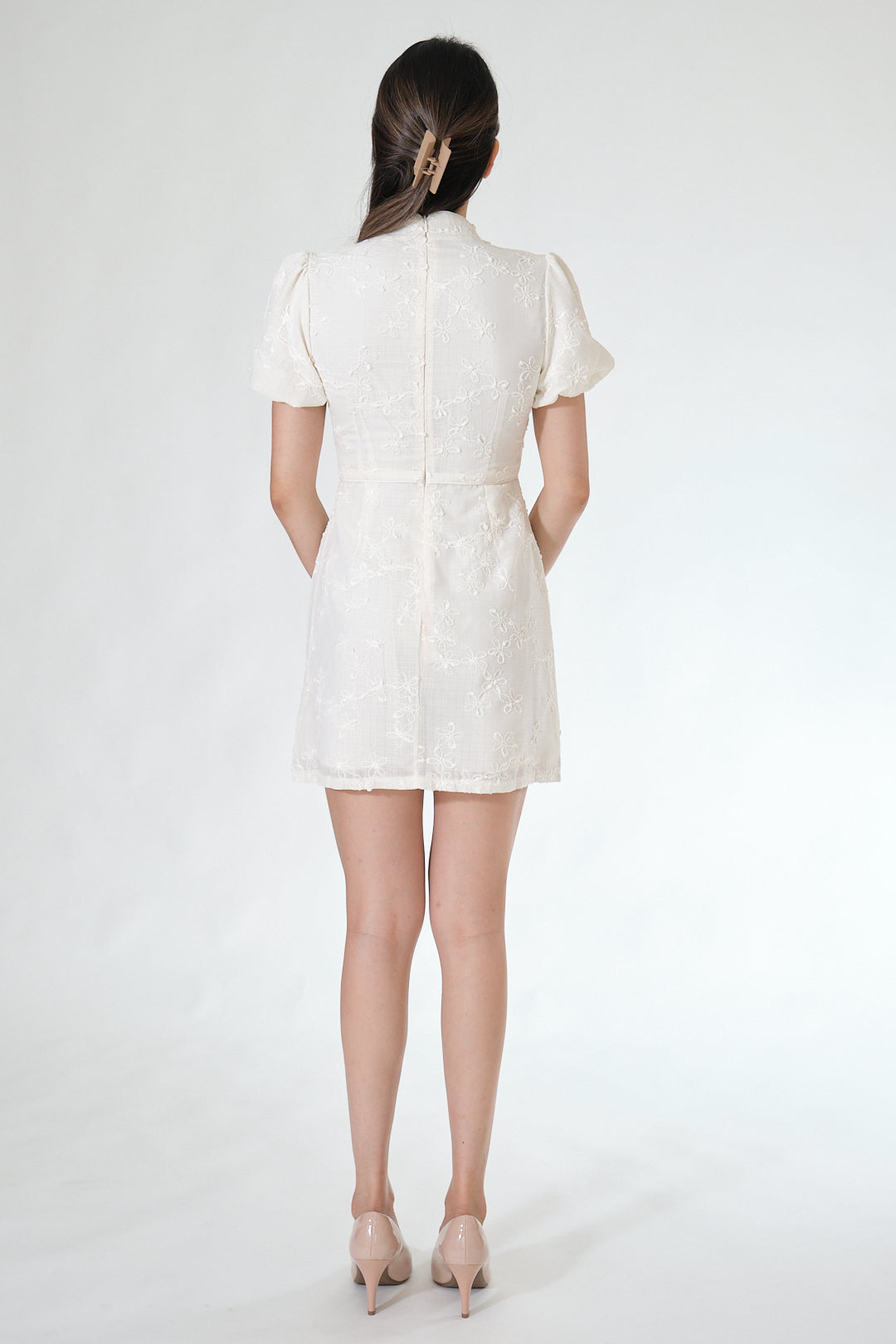 Chixxie Mico Cheongsam (White)