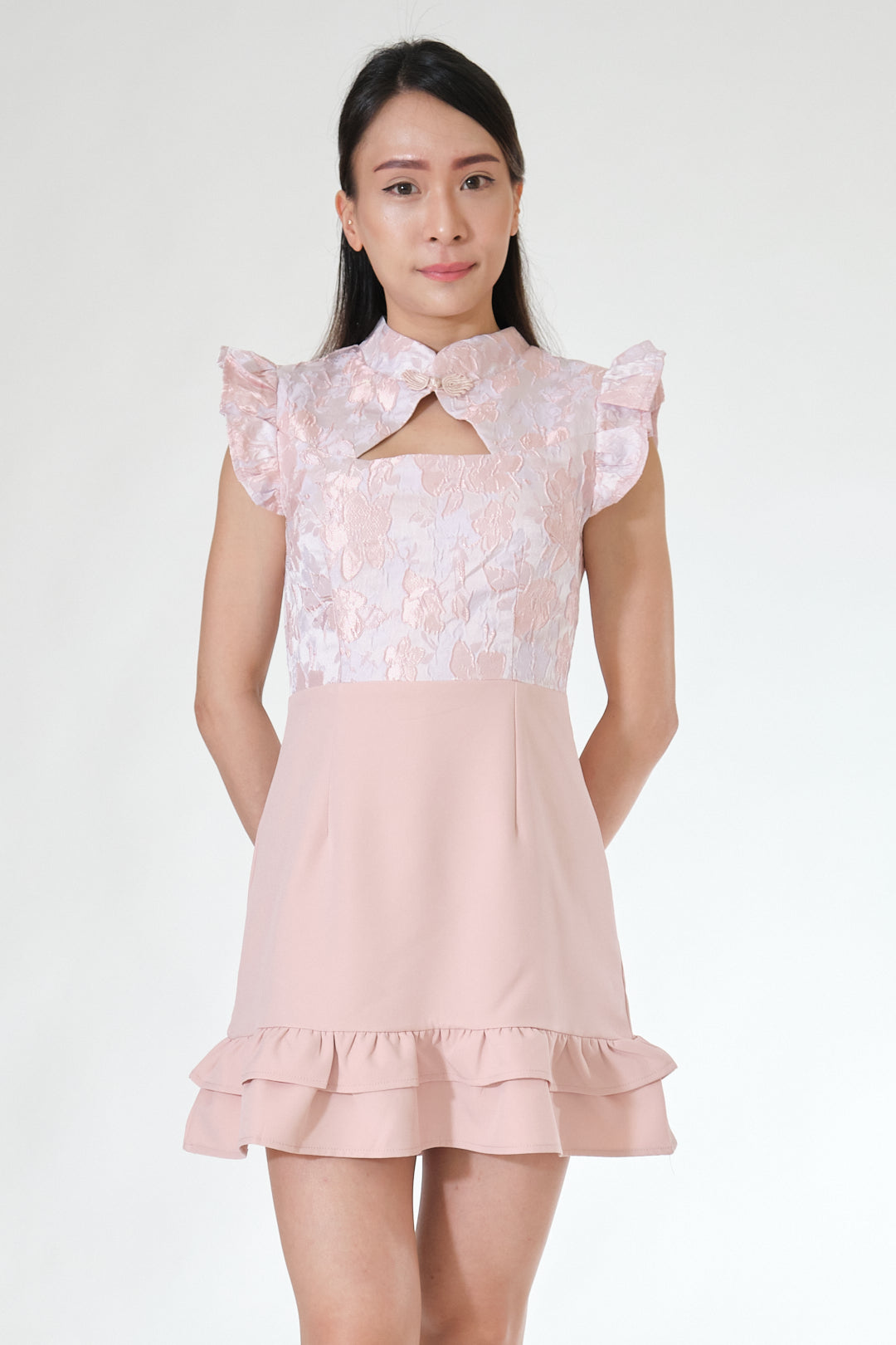 Chixxie Felicia Cheongsam (Pink)