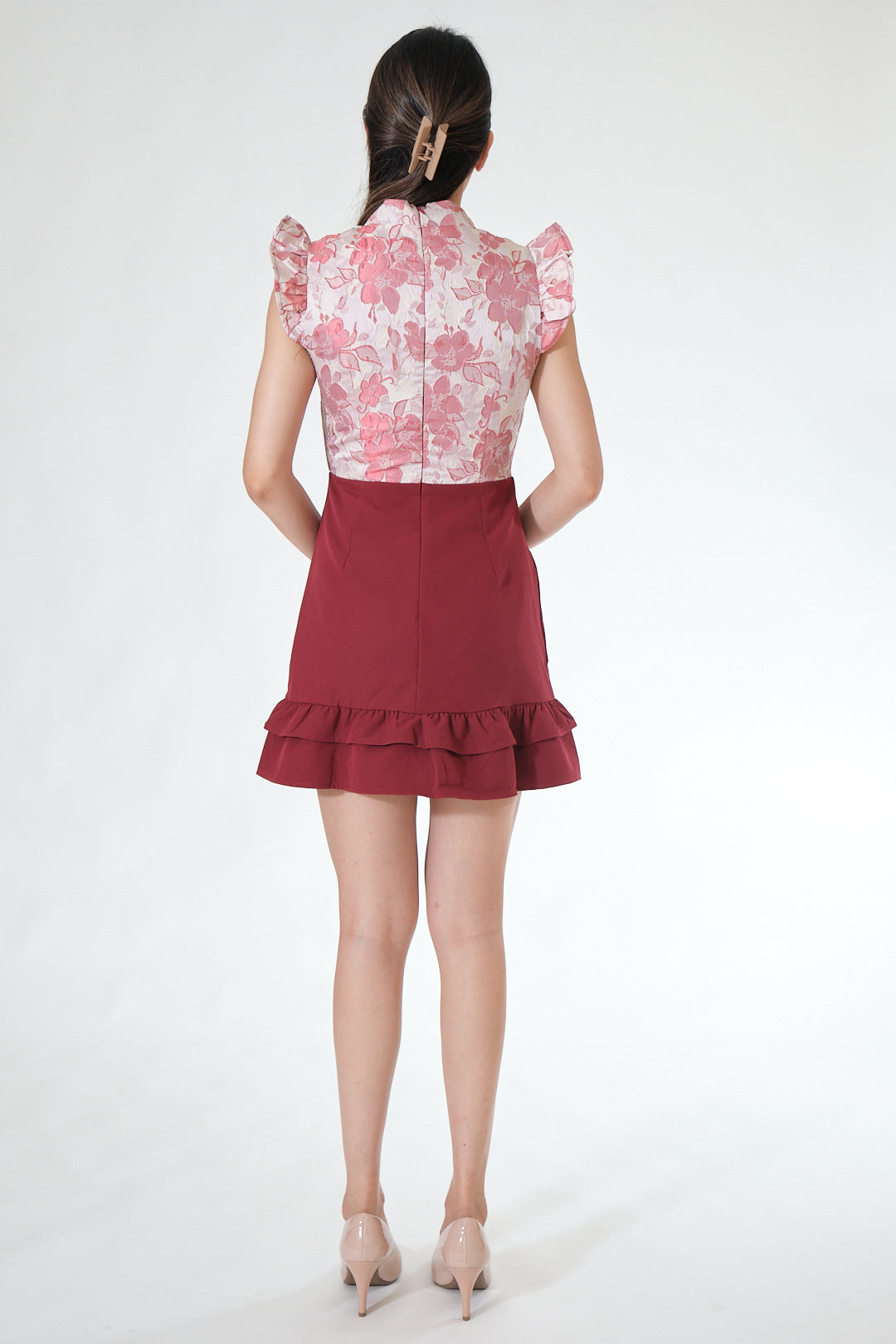 Chixxie Felicia Cheongsam (Red)
