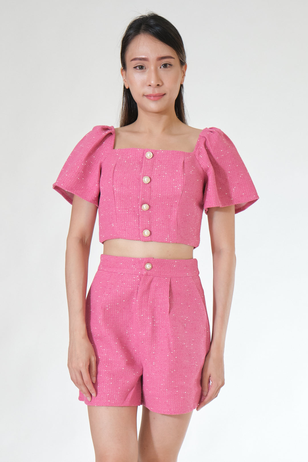 Chixxie Aurora Two-Piece Set (Hot Pink)