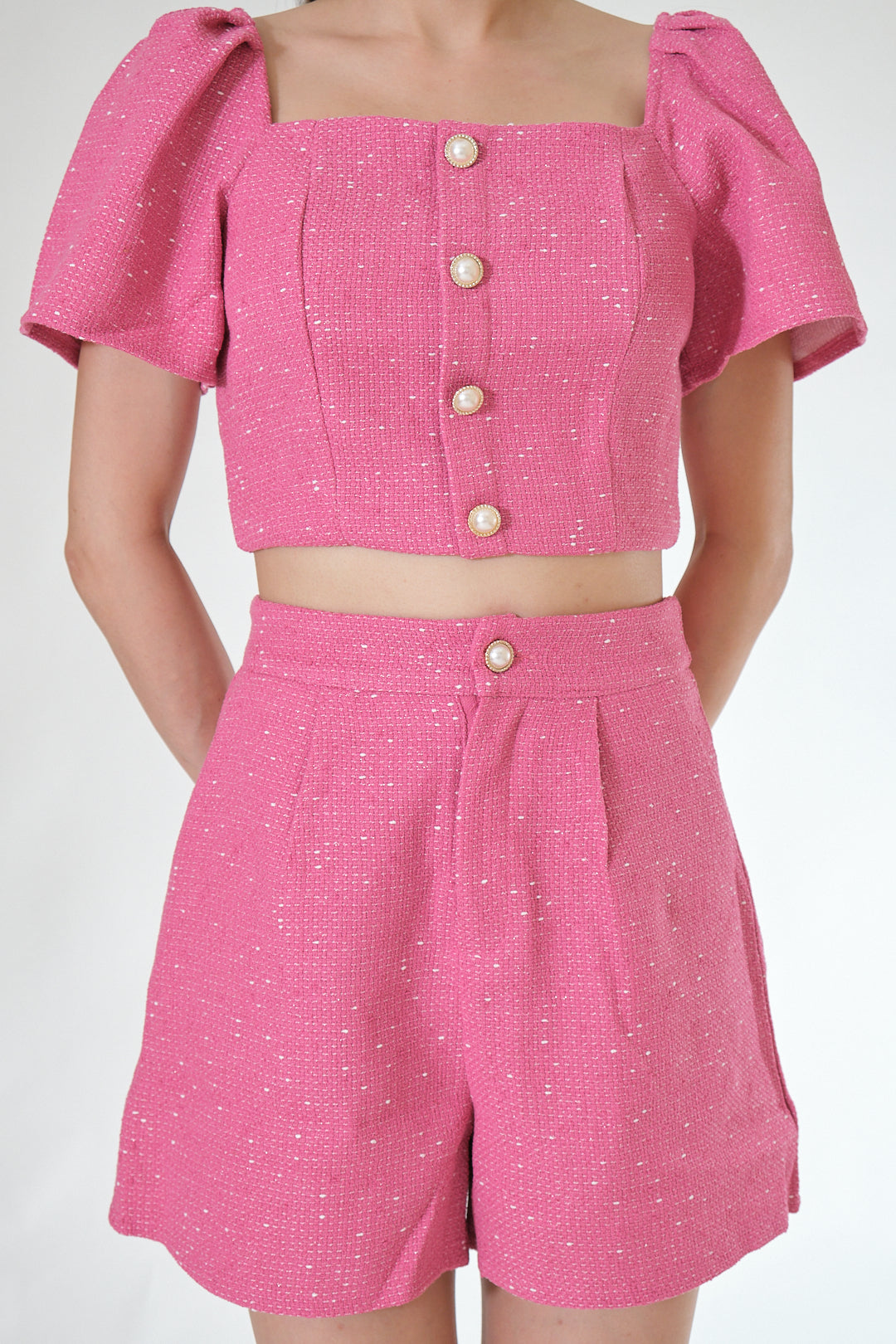 Chixxie Aurora Two-Piece Set (Hot Pink)
