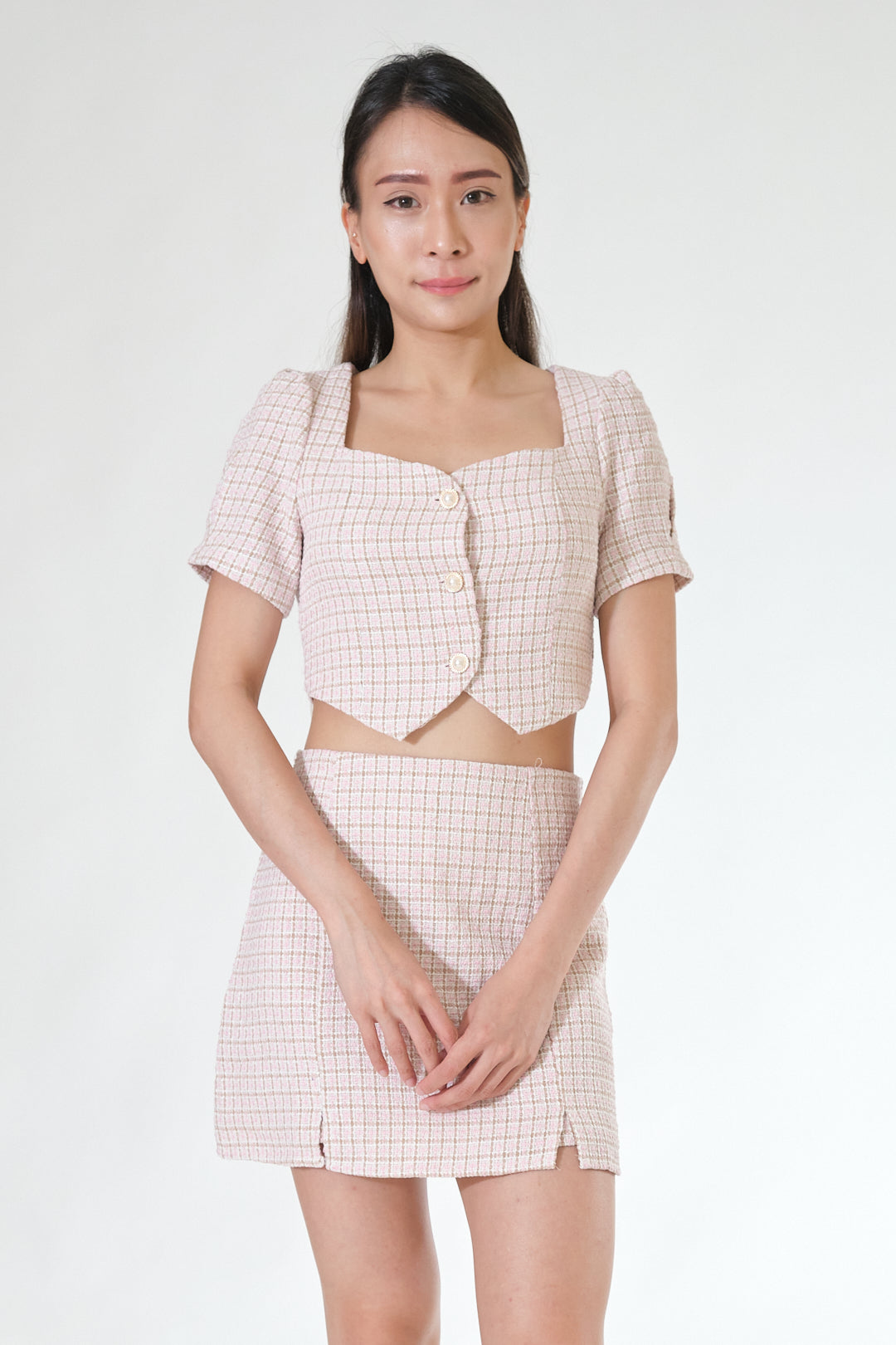 Chixxie Britney Two-Piece Set (Pink)